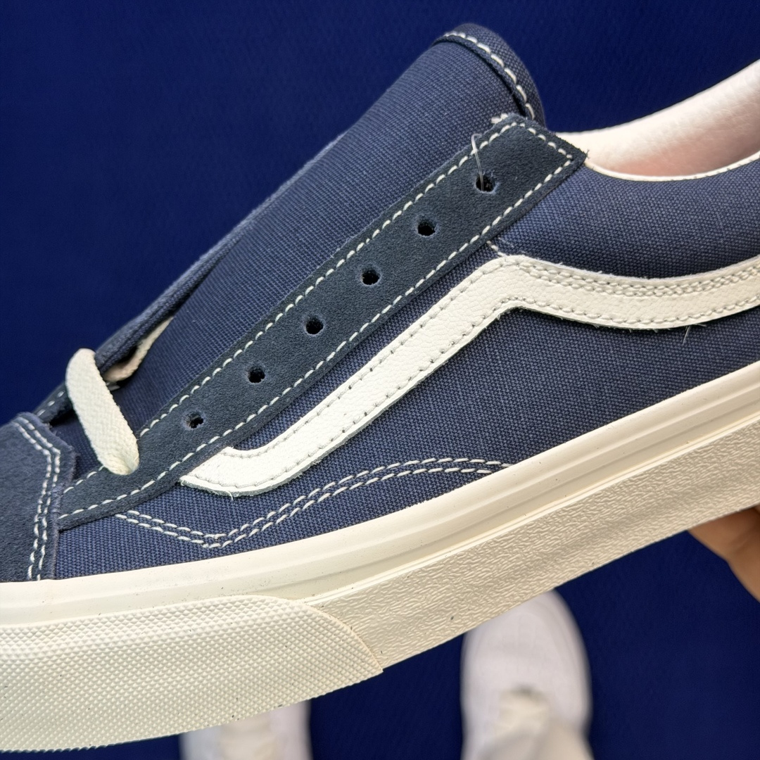 虎扑版！Vans Style 36 低帮 K01V纯原级别外贸订单！万斯经典 硫化帆布板鞋正品海鸥线 鞋