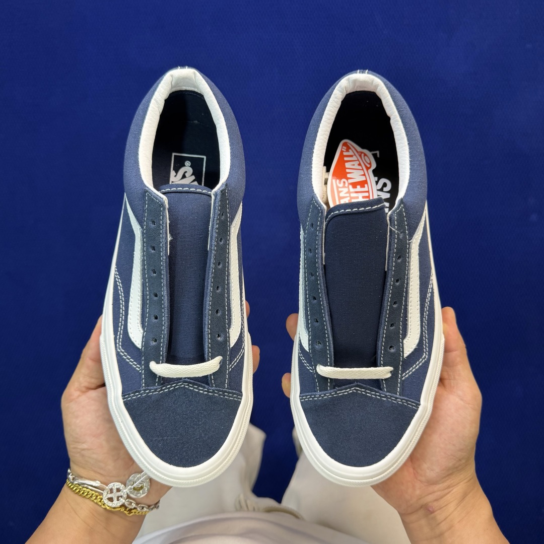 虎扑版！Vans Style 36 低帮 K01V纯原级别外贸订单！万斯经典 硫化帆布板鞋正品海鸥线 鞋