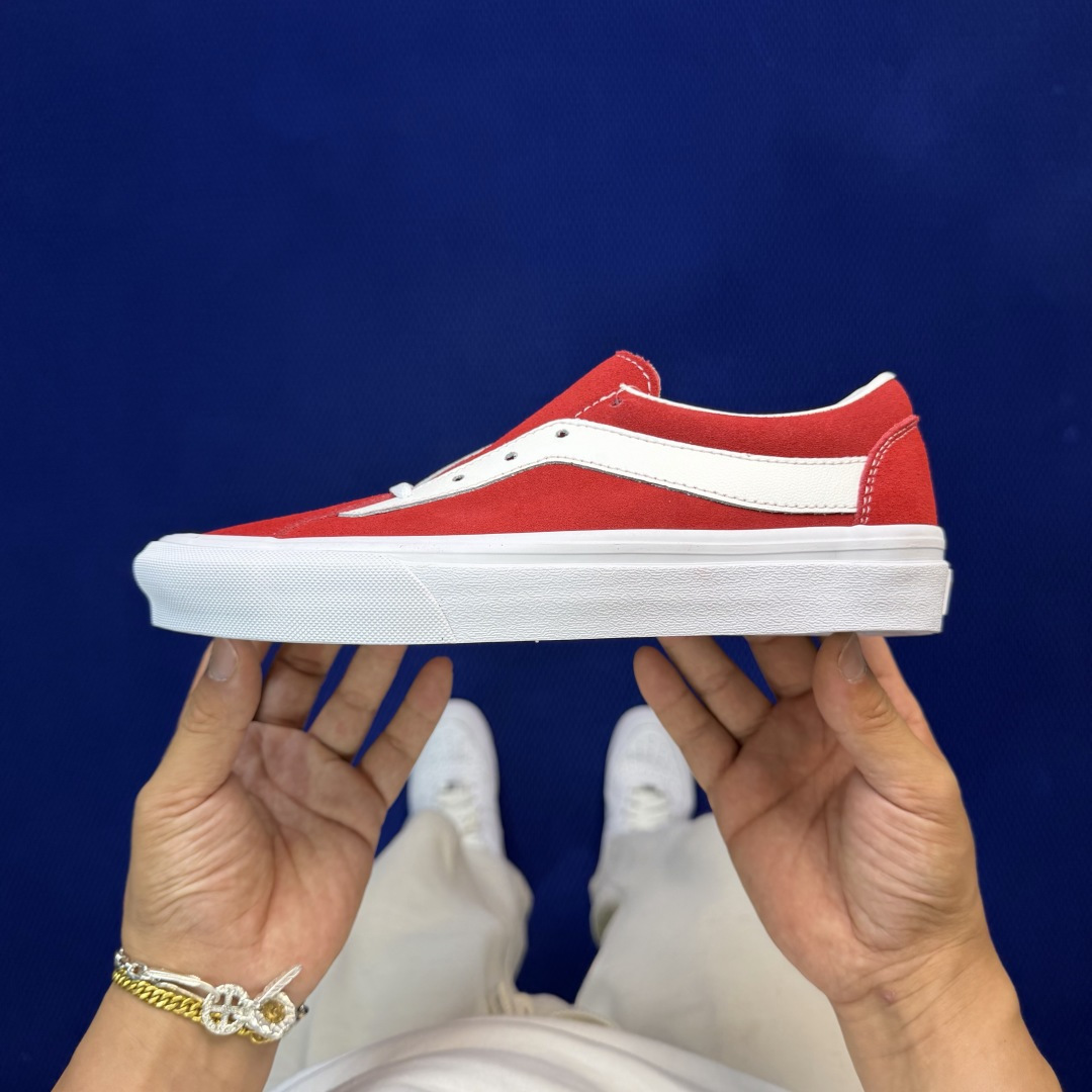 虎扑版！Vans Bold Ni 低帮 K31V纯原级别外贸订单！万斯经典 硫化板鞋全翻毛皮！正品海鸥线