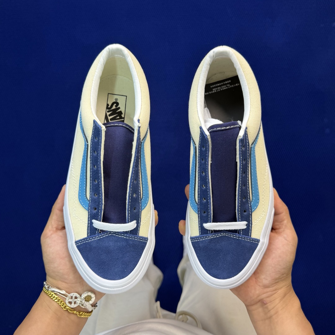 虎扑版！Vans Style 36 低帮 K03V纯原级别外贸订单！万斯经典 硫化帆布板鞋正品海鸥线 鞋