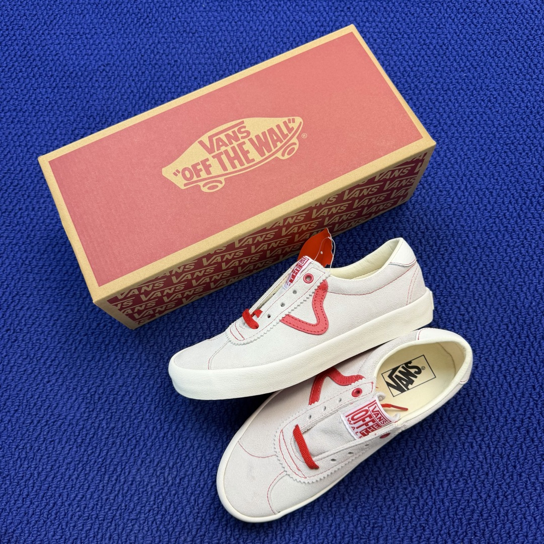 虎扑版！Vans Sport Low 低帮K10V纯原级别外贸订单！万斯经典 硫化帆布板鞋正品海鸥线 鞋