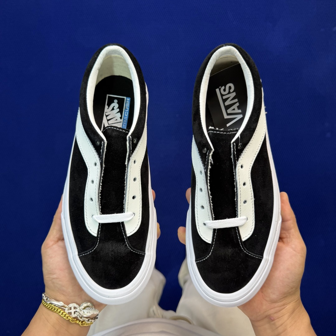 虎扑版！Vans Bold Ni 低帮 K21V纯原级别外贸订单！万斯经典 硫化板鞋全翻毛皮！正品海鸥线