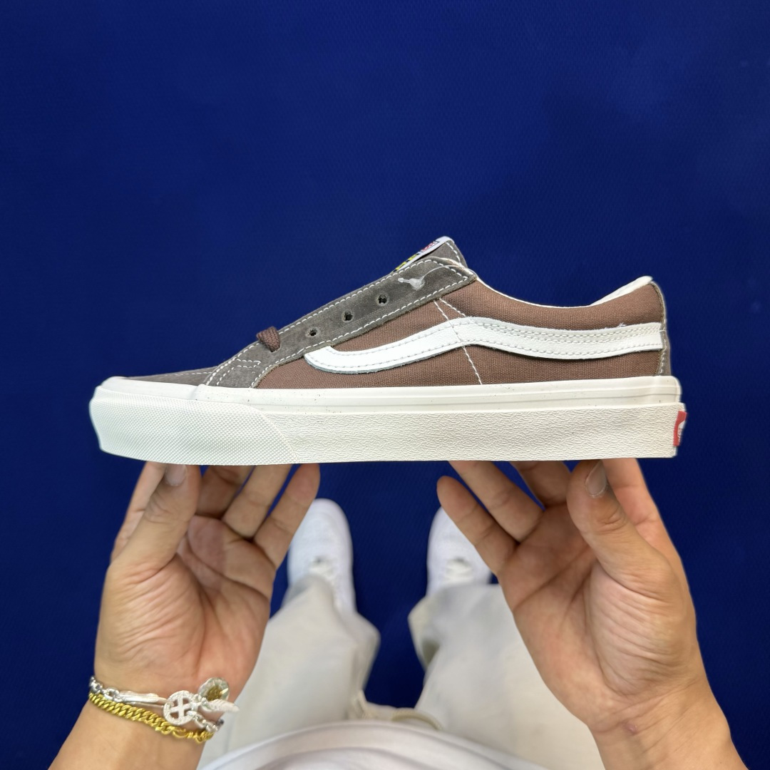 虎扑版！Vans Sk8-Low 低帮 K13V纯原级别外贸订单！万斯经典 硫化帆布板鞋正品海鸥线 鞋头