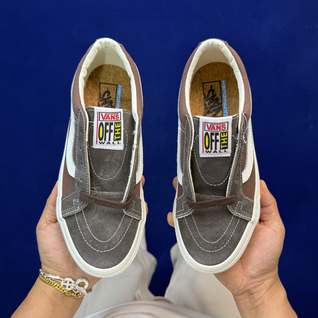 虎扑版！Vans Sk8-Low 低帮 K13V纯原级别外贸订单！万斯经典 硫化帆布板鞋正品海鸥线 鞋头
