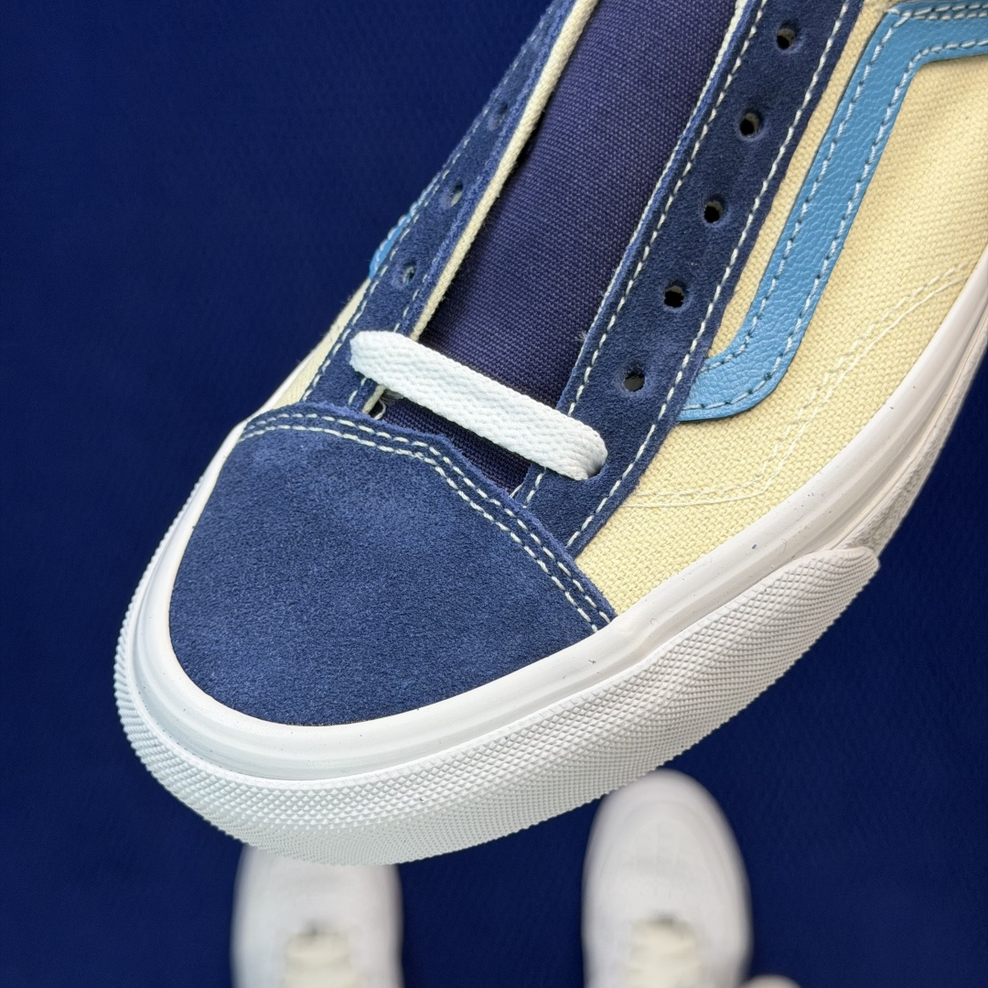 虎扑版！Vans Style 36 低帮 K03V纯原级别外贸订单！万斯经典 硫化帆布板鞋正品海鸥线 鞋