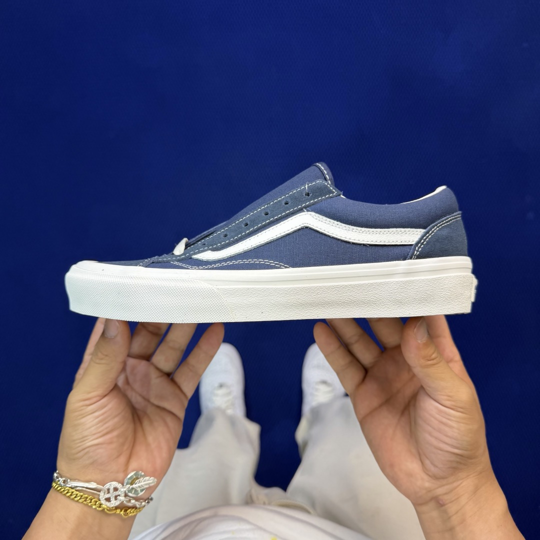 虎扑版！Vans Style 36 低帮 K01V纯原级别外贸订单！万斯经典 硫化帆布板鞋正品海鸥线 鞋