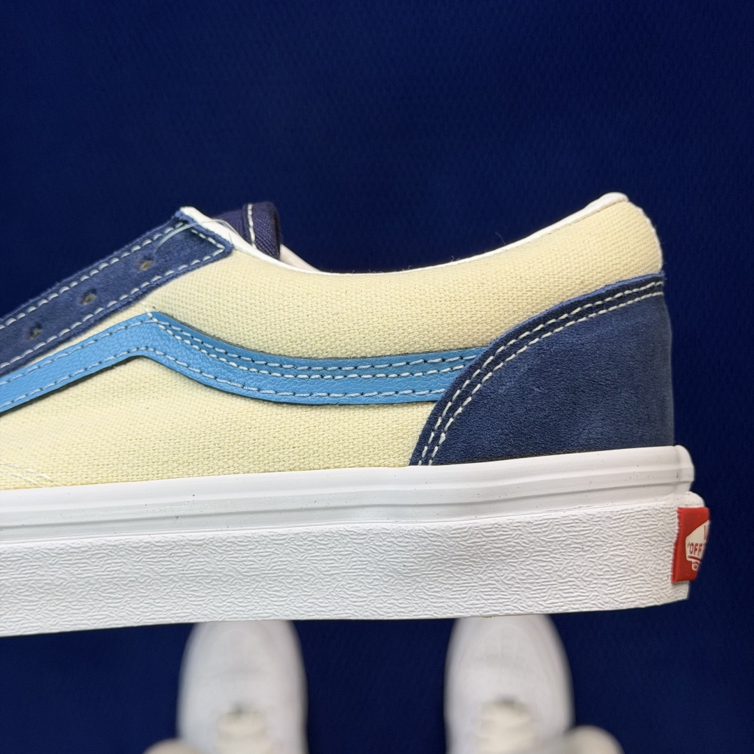 虎扑版！Vans Style 36 低帮 K03V纯原级别外贸订单！万斯经典 硫化帆布板鞋正品海鸥线 鞋