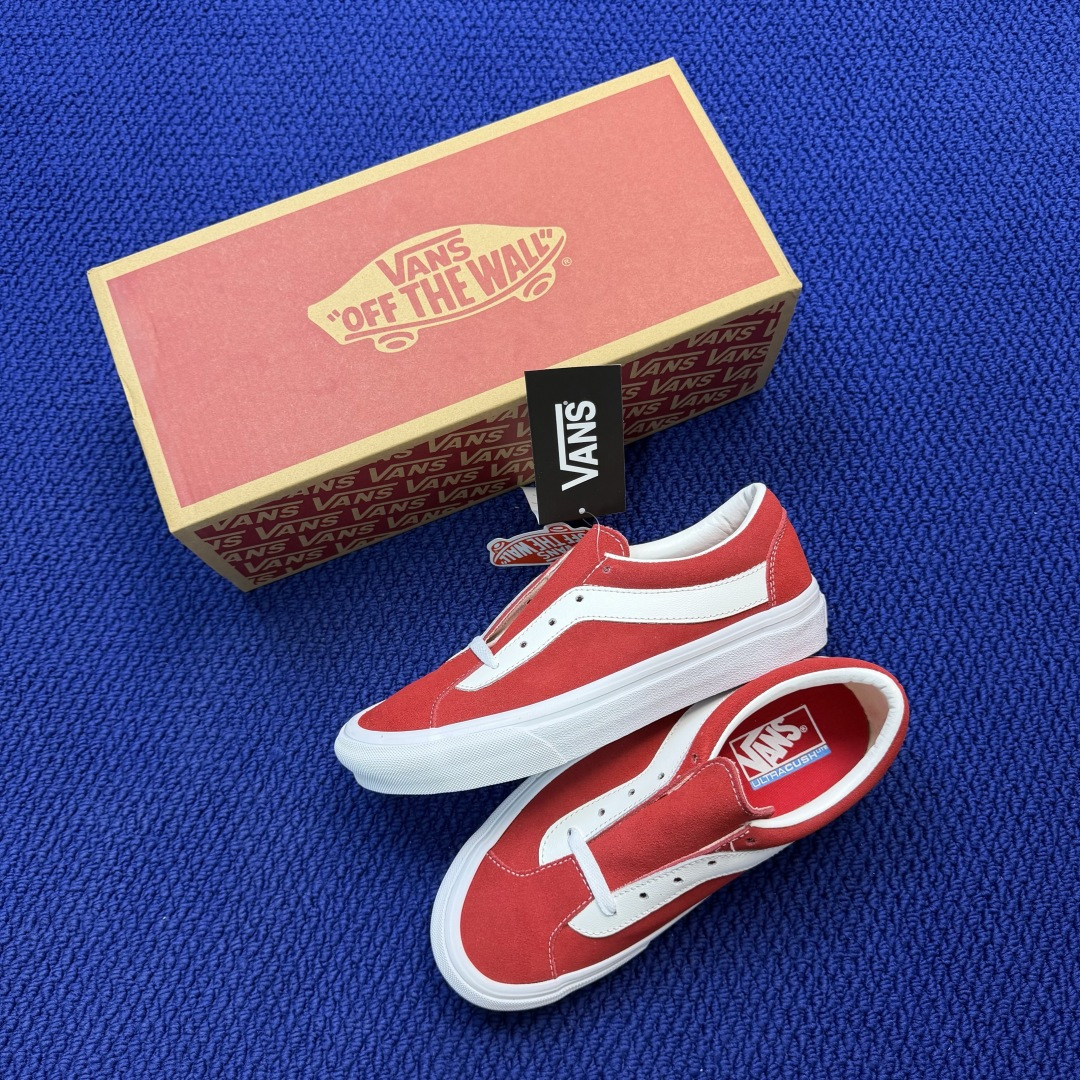 虎扑版！Vans Bold Ni 低帮 K31V纯原级别外贸订单！万斯经典 硫化板鞋全翻毛皮！正品海鸥线