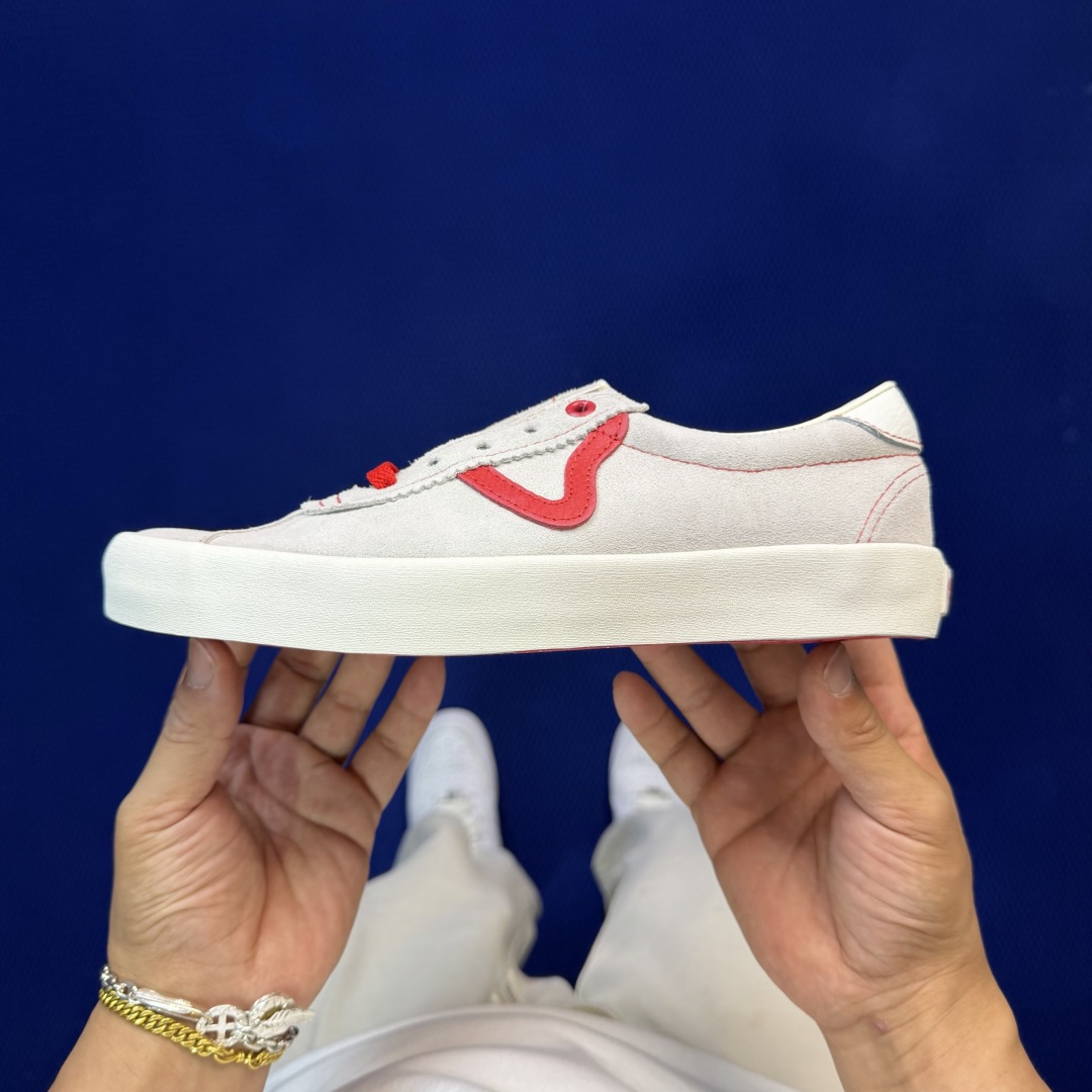 虎扑版！Vans Sport Low 低帮K10V纯原级别外贸订单！万斯经典 硫化帆布板鞋正品海鸥线 鞋