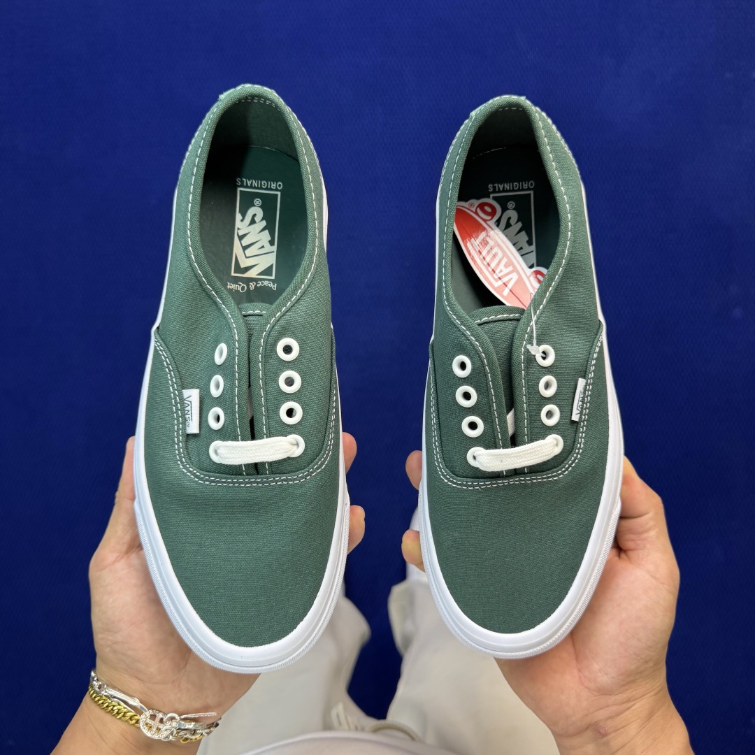 虎扑版！Vans Authentic 安纳海姆 K04V纯原级别外贸订单！万斯经典 硫化帆布板鞋正品海鸥
