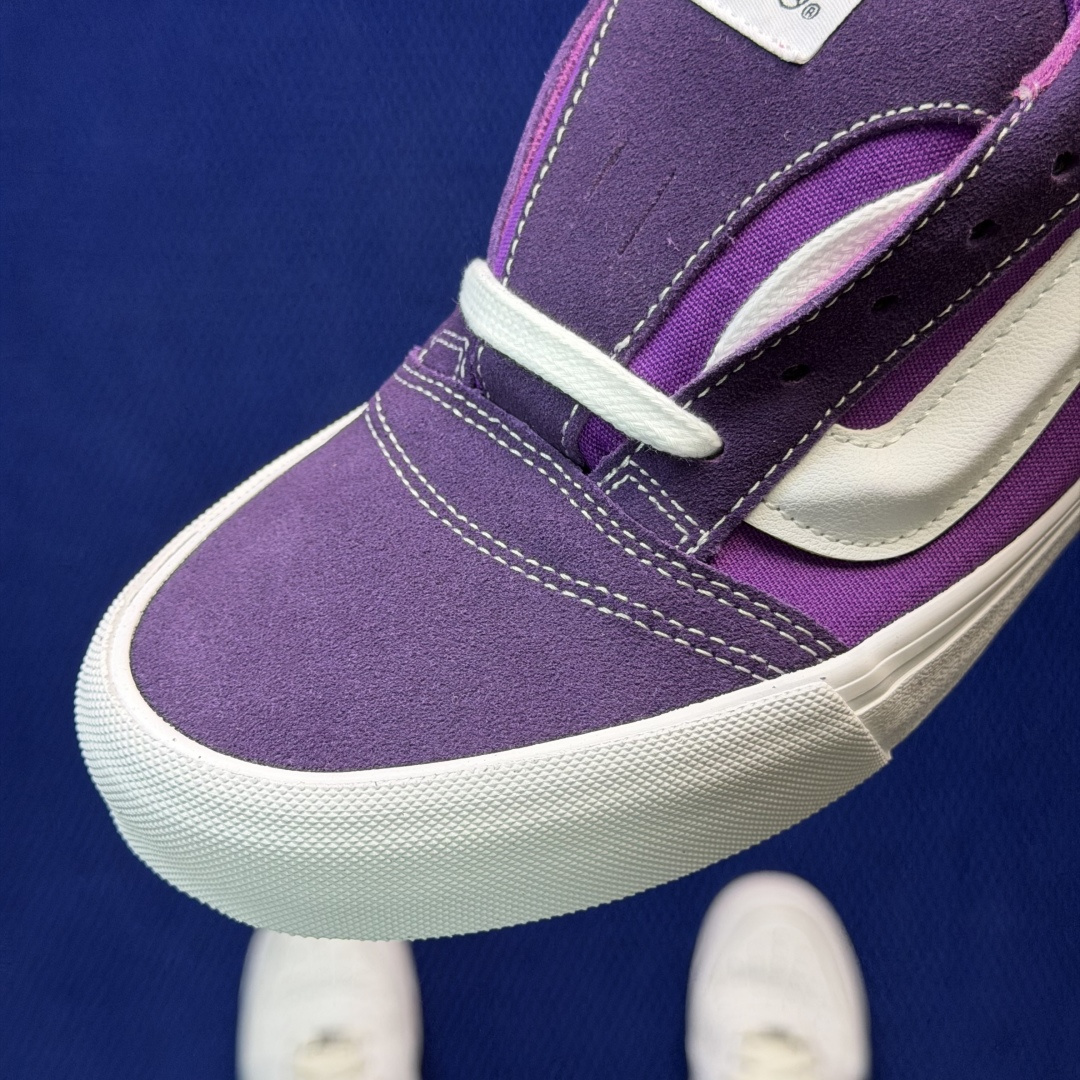 虎扑版！Vans Knu-Skool 低帮 KK30纯原级别外贸订单！万斯经典 硫化帆布板鞋 粗宽立体标