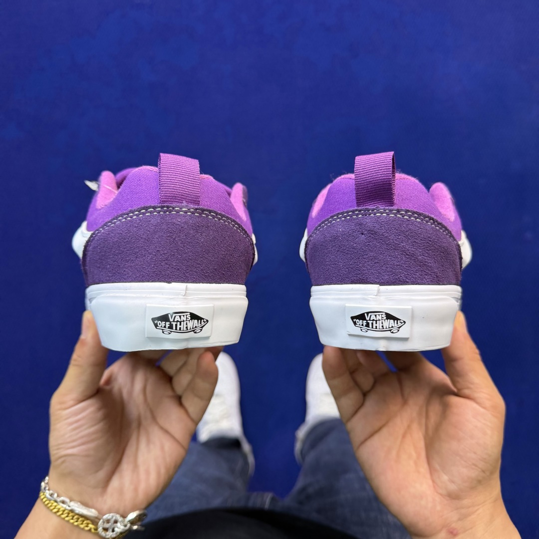 虎扑版！Vans Knu-Skool 低帮 KK30纯原级别外贸订单！万斯经典 硫化帆布板鞋 粗宽立体标