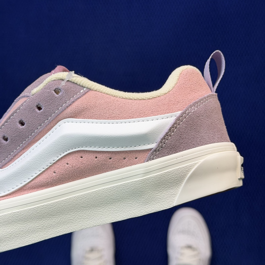 虎扑版！Vans Knu-Skool 低帮 KK29纯原级别外贸订单！万斯经典 硫化帆布板鞋 粗宽立体标
