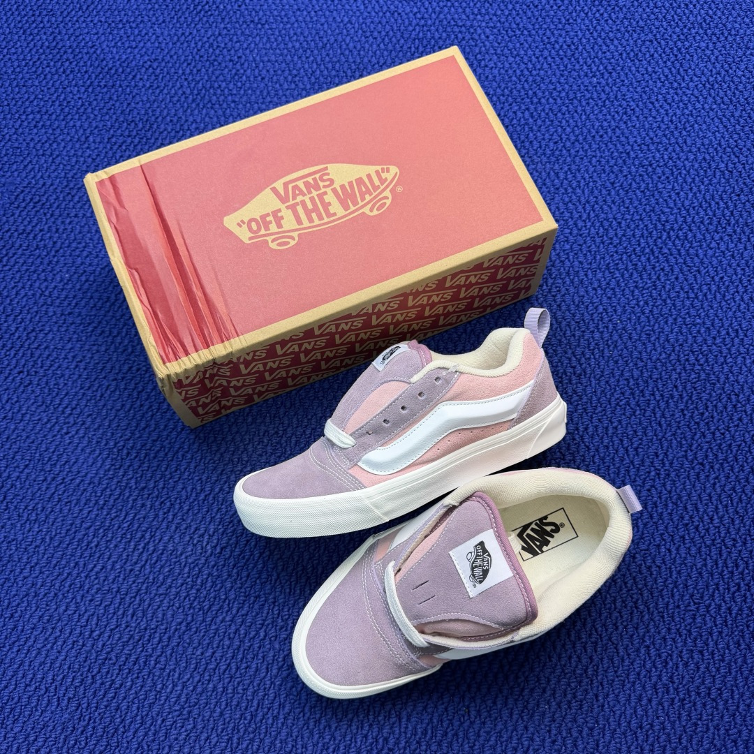 虎扑版！Vans Knu-Skool 低帮 KK29纯原级别外贸订单！万斯经典 硫化帆布板鞋 粗宽立体标