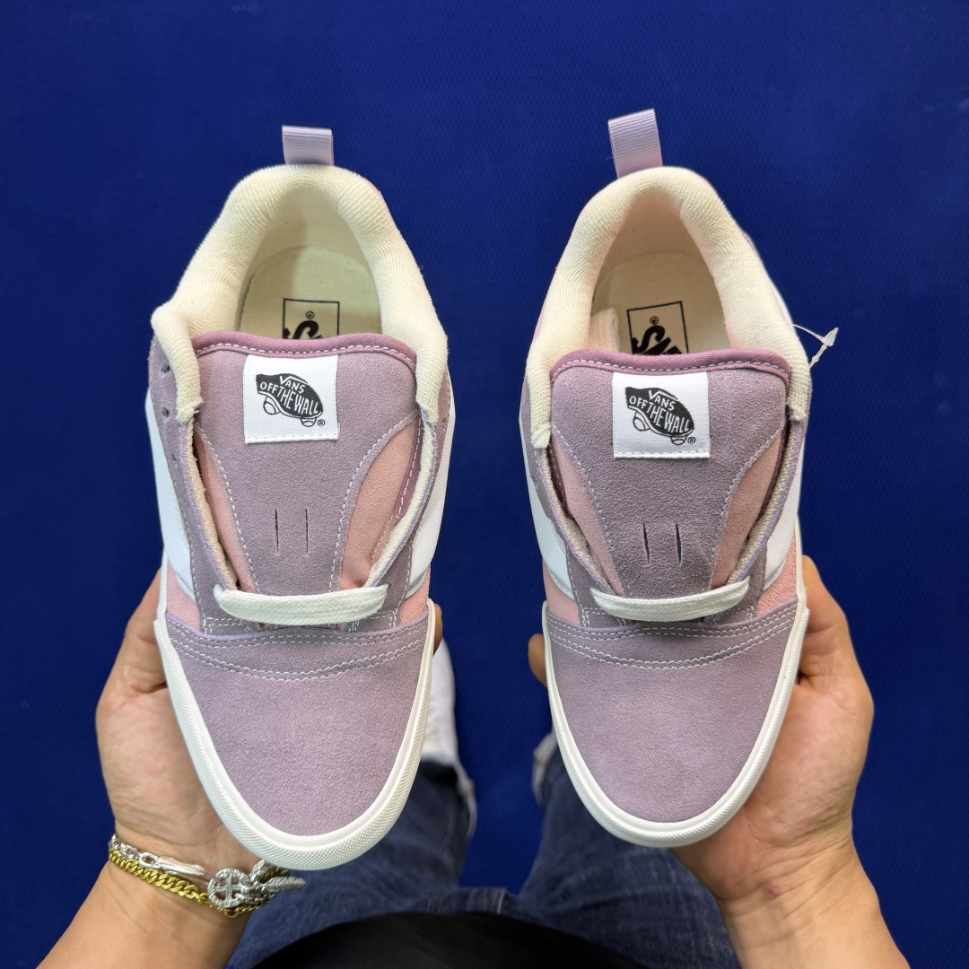 虎扑版！Vans Knu-Skool 低帮 KK29纯原级别外贸订单！万斯经典 硫化帆布板鞋 粗宽立体标