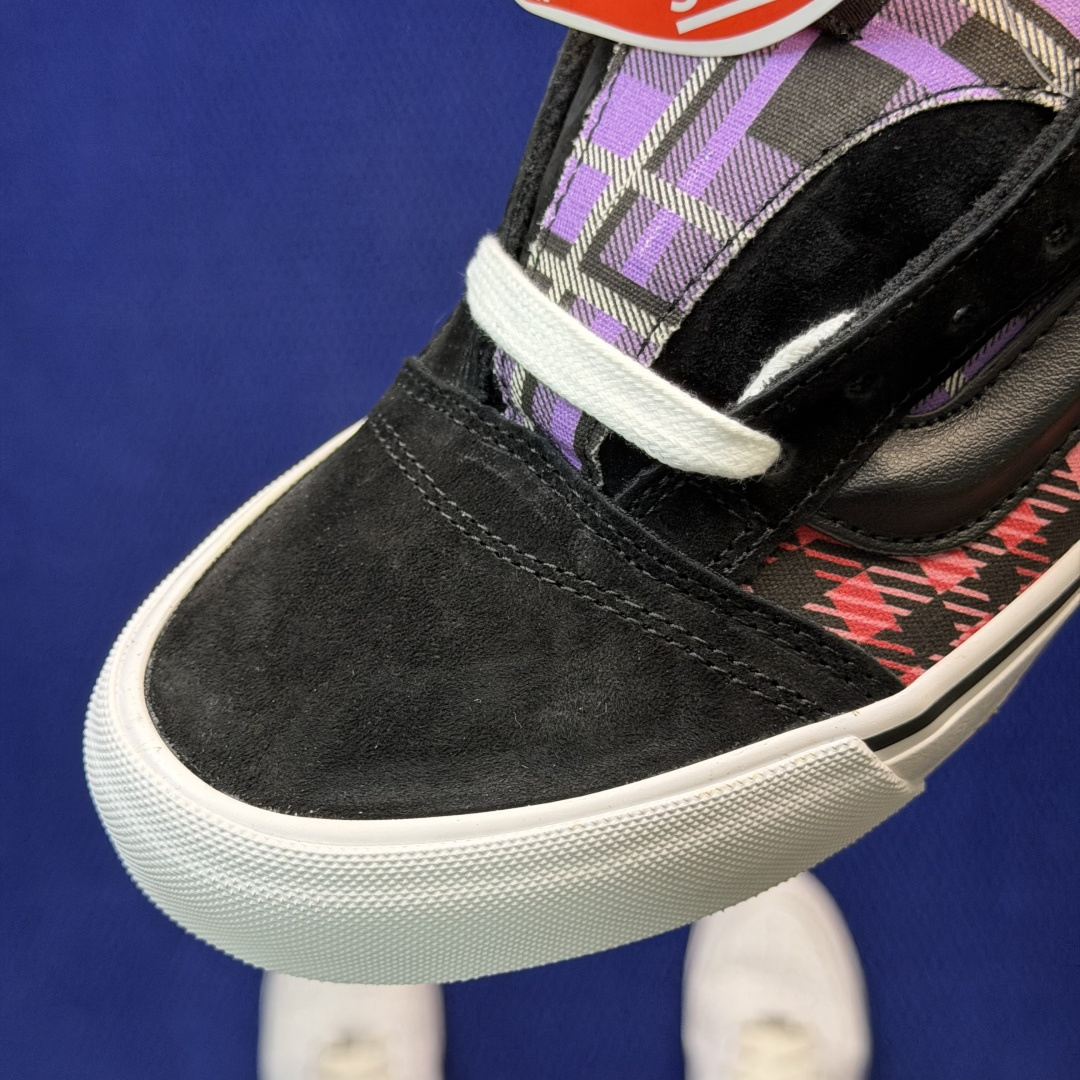 虎扑版！Vans Knu-Skool 低帮 KK47纯原级别外贸订单！万斯经典 硫化帆布板鞋 粗宽立体标