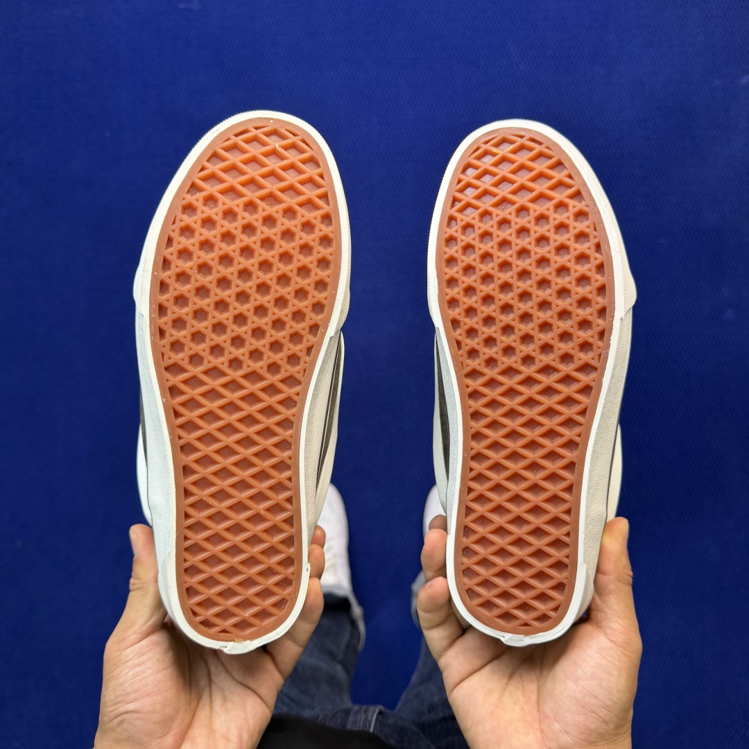 虎扑版！Vans Knu-Skool 低帮 KK50纯原级别外贸订单！万斯经典 硫化帆布板鞋 粗宽立体标