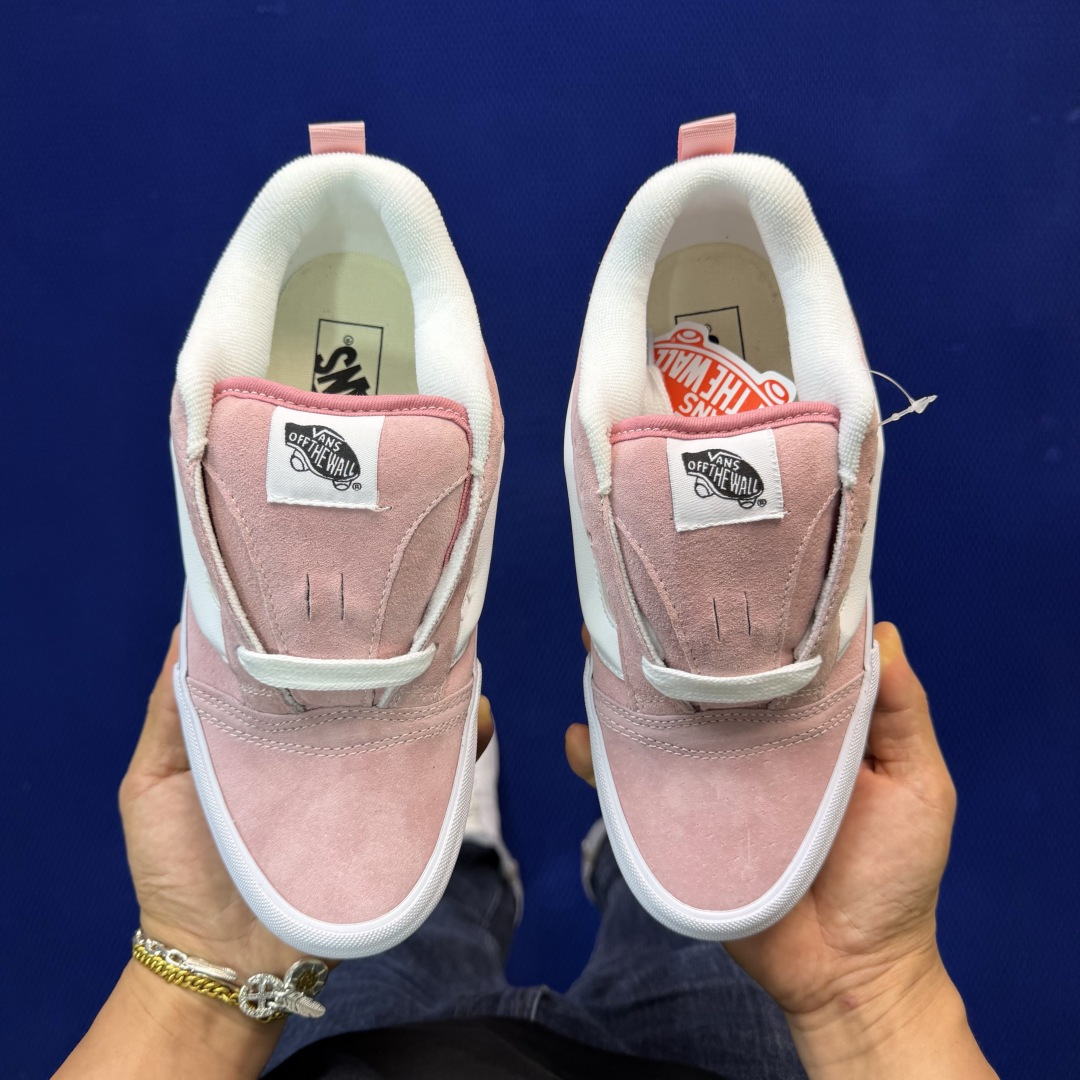 虎扑版！Vans Knu-Skool 低帮 KK36纯原级别外贸订单！万斯经典 硫化帆布板鞋 粗宽立体标