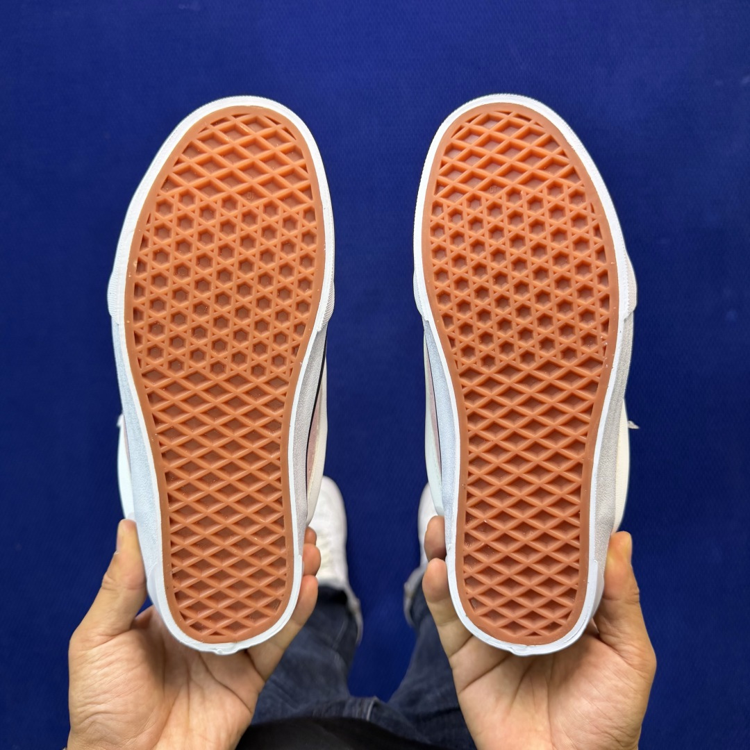 虎扑版！Vans Knu-Skool 低帮 KK36纯原级别外贸订单！万斯经典 硫化帆布板鞋 粗宽立体标