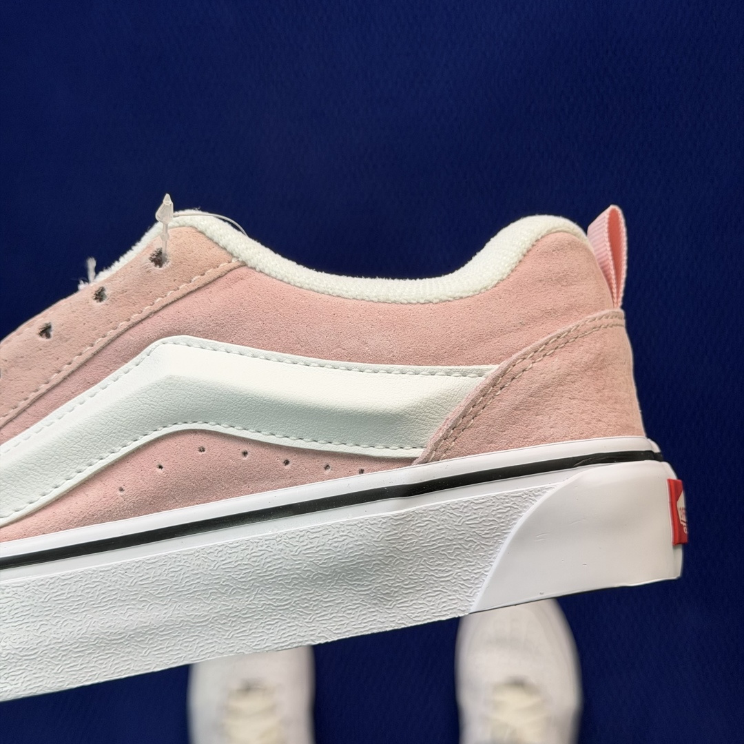 虎扑版！Vans Knu-Skool 低帮 KK36纯原级别外贸订单！万斯经典 硫化帆布板鞋 粗宽立体标
