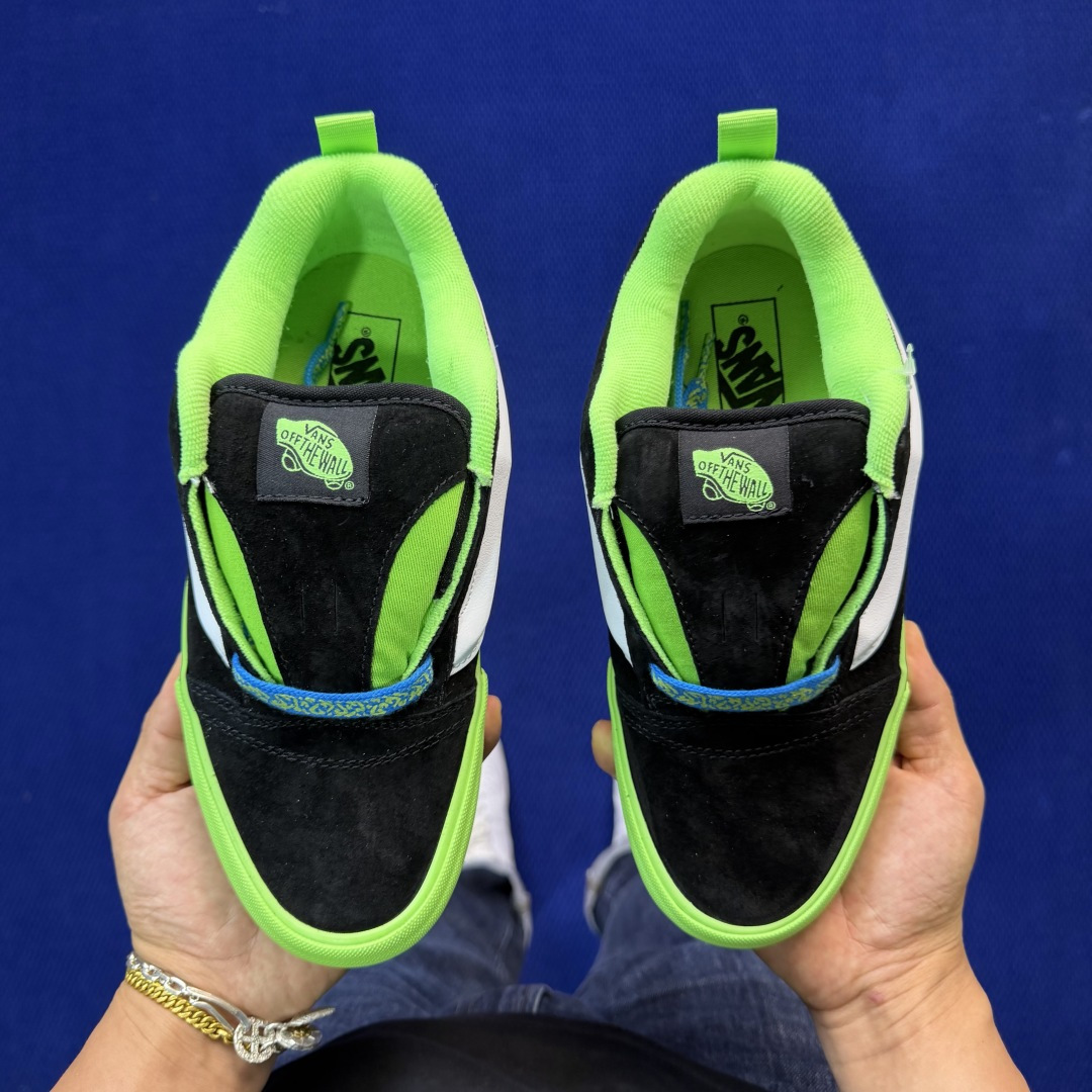 虎扑版！Vans Knu-Skool 低帮 KK27纯原级别外贸订单！万斯经典 硫化帆布板鞋 粗宽立体标