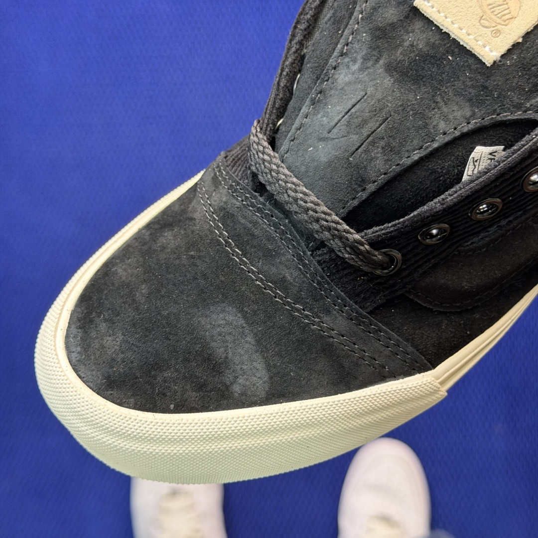 虎扑版！Vans Knu-Skool 低帮 KK02纯原级别外贸订单！万斯经典 硫化帆布板鞋 粗宽立体标