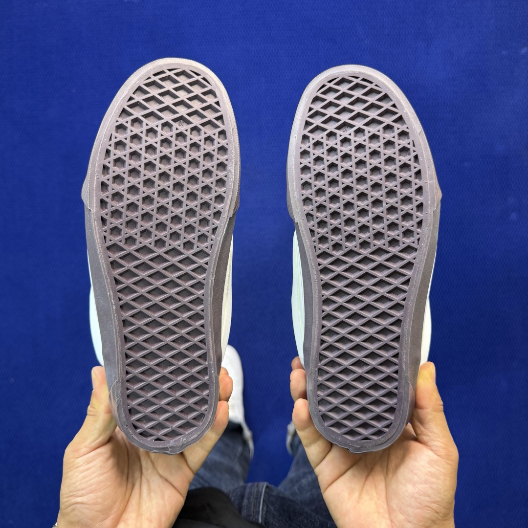 虎扑版！Vans Knu-Skool 低帮 KK25纯原级别外贸订单！万斯经典 硫化帆布板鞋 粗宽立体标