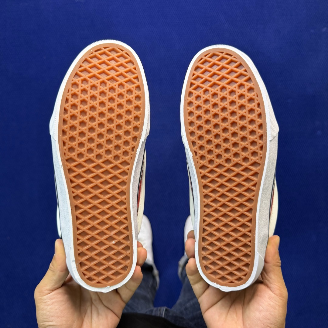 虎扑版！Vans Knu-Skool 低帮 KK41纯原级别外贸订单！万斯经典 硫化帆布板鞋 粗宽立体标