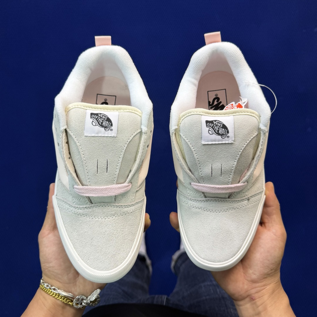 虎扑版！Vans Knu-Skool 低帮 KK21纯原级别外贸订单！万斯经典 硫化帆布板鞋 粗宽立体标