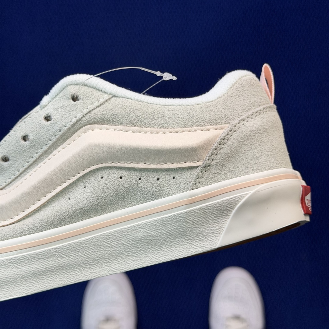 虎扑版！Vans Knu-Skool 低帮 KK21纯原级别外贸订单！万斯经典 硫化帆布板鞋 粗宽立体标