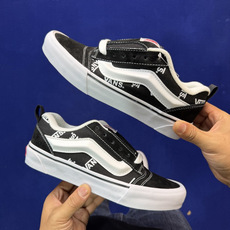 虎扑版!Vans Knu-Skool 低帮 KK44纯原级别外贸订单!万斯经典 硫化帆布板鞋 粗宽立体标 虎扑版!Vans Knu-Skool 低帮 KK44纯原级别外贸订单!万斯经典 硫化帆布板鞋 粗宽立体标