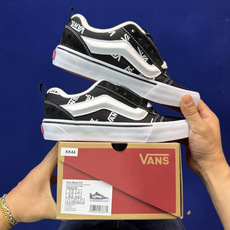 虎扑版!Vans Knu-Skool 低帮 KK44纯原级别外贸订单!万斯经典 硫化帆布板鞋 粗宽立体标 虎扑版!Vans Knu-Skool 低帮 KK44纯原级别外贸订单!万斯经典 硫化帆布板鞋 粗宽立体标