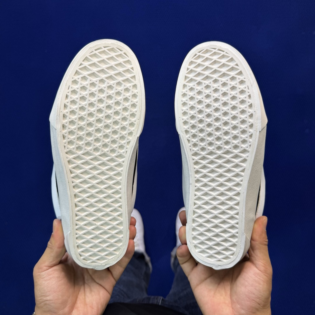 虎扑版！Vans Knu-Skool 低帮 KK45纯原级别外贸订单！万斯经典 硫化帆布板鞋 粗宽立体标