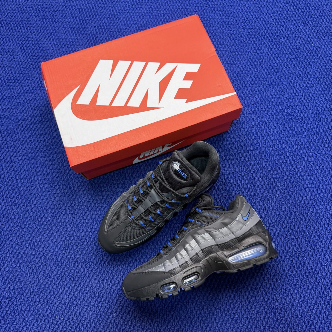 外贸私域爆款！Nike Air Max 95 低帮气垫跑鞋大厂纯原高品！max95 第5色:灰蓝货号：I