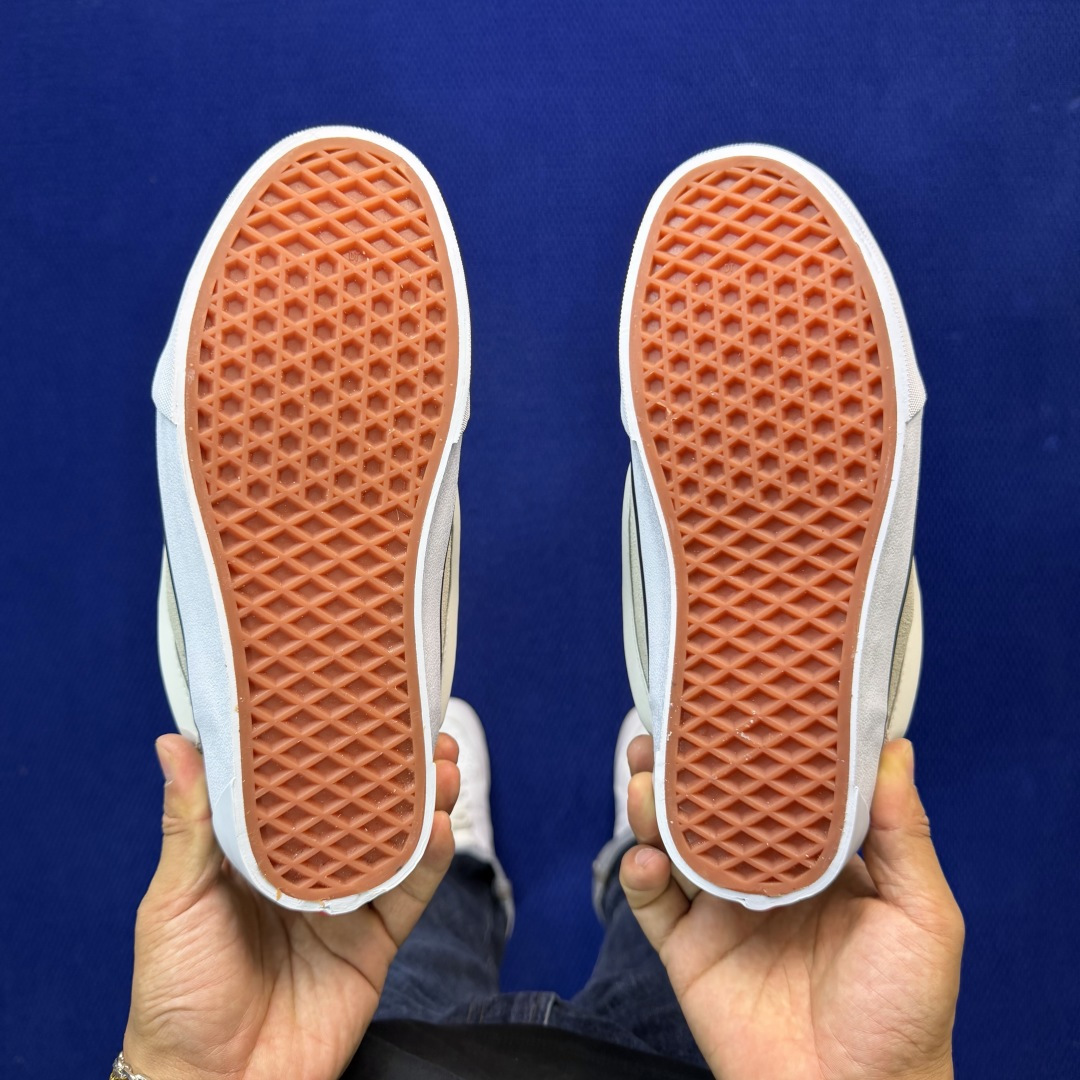 虎扑版！Vans Knu-Skool 低帮 KK17纯原级别外贸订单！万斯经典 硫化帆布板鞋 粗宽立体标
