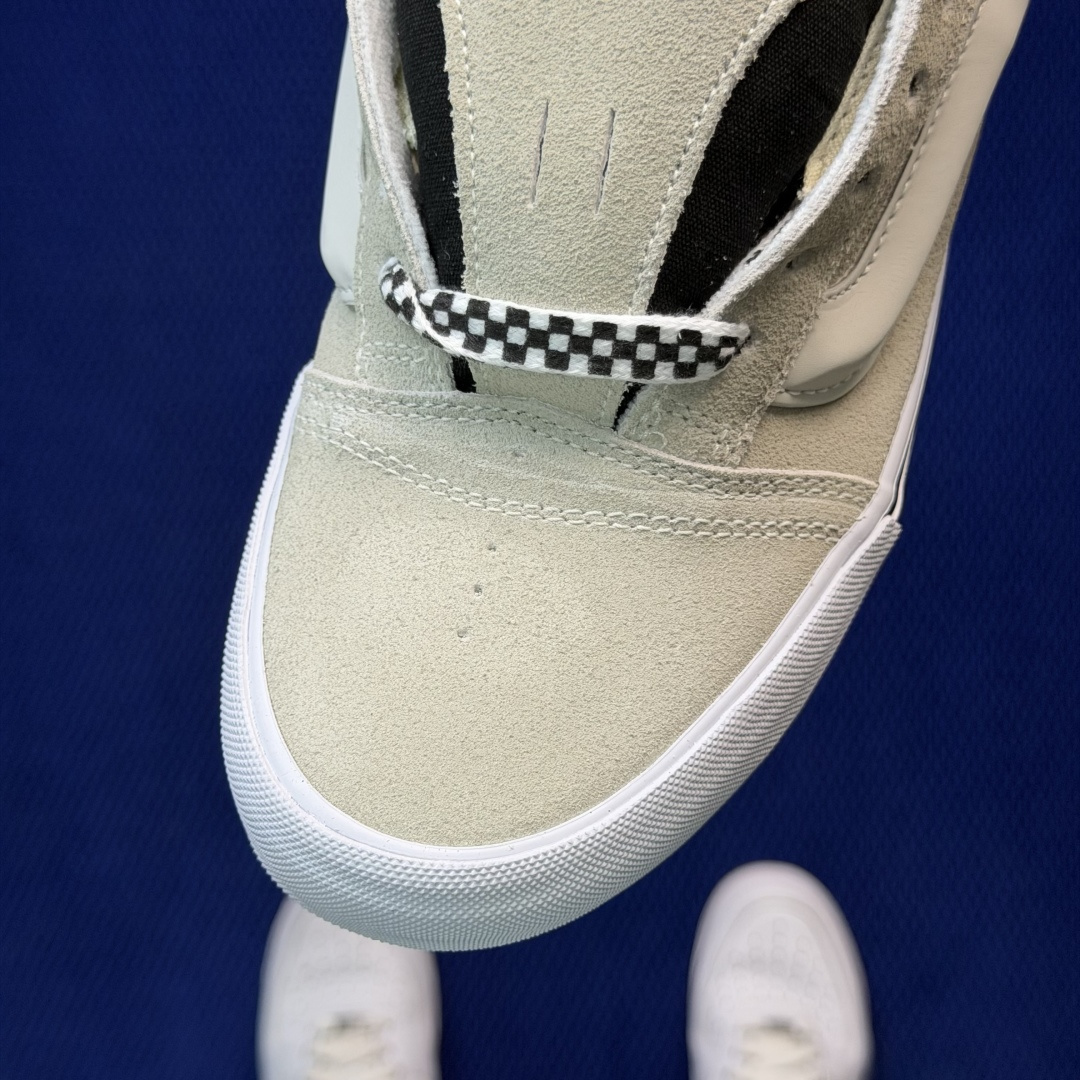 虎扑版！Vans Knu-Skool 低帮 KK17纯原级别外贸订单！万斯经典 硫化帆布板鞋 粗宽立体标
