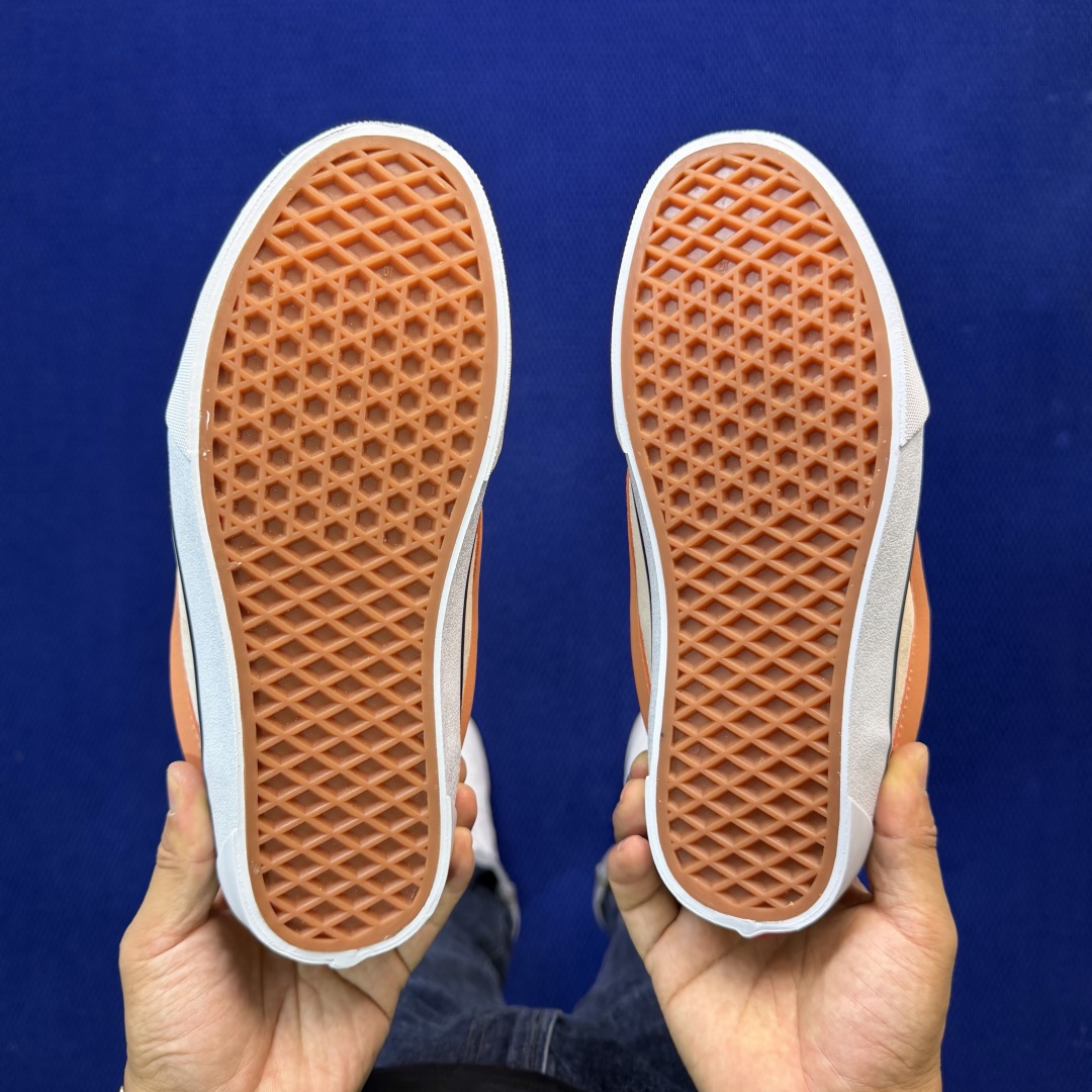 虎扑版！Vans Knu-Skool 低帮 KK18纯原级别外贸订单！万斯经典 硫化帆布板鞋 粗宽立体标