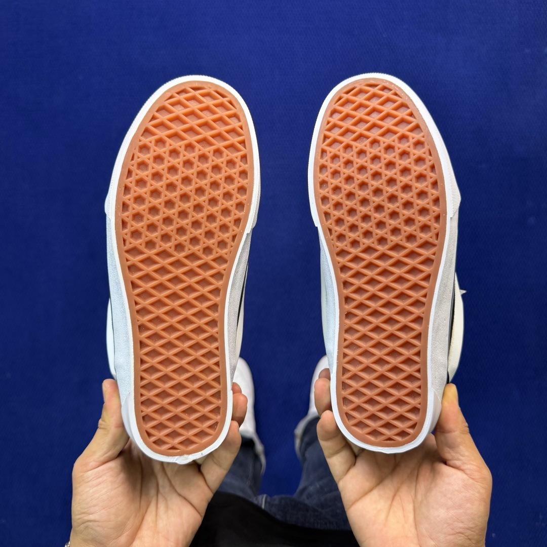 虎扑版！Vans Knu-Skool 低帮 KK07纯原级别外贸订单！万斯经典 硫化帆布板鞋 粗宽立体标