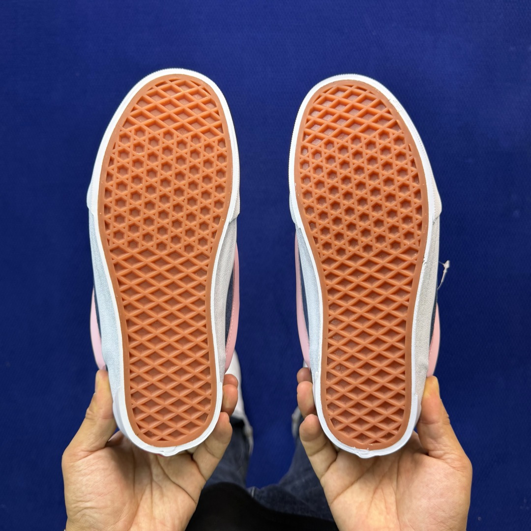 虎扑版！Vans Knu-Skool 低帮 KK40纯原级别外贸订单！万斯经典 硫化翻毛皮板鞋 粗宽立体