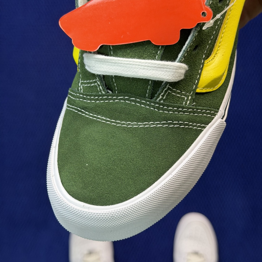 虎扑版！Vans Knu-Skool 低帮 KK15纯原级别外贸订单！万斯经典 硫化翻毛皮板鞋 粗宽立体