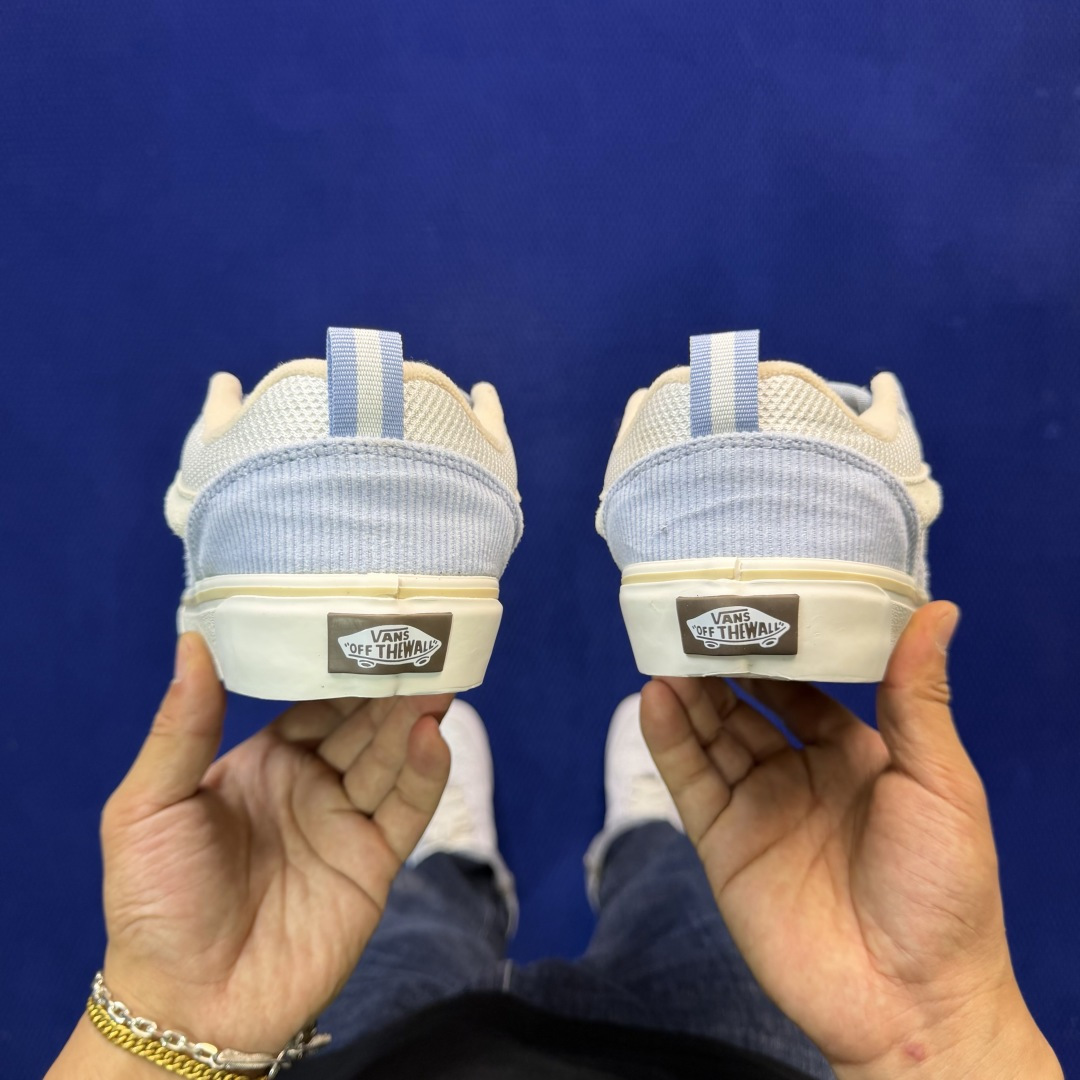 虎扑版！Vans Knu-Skool 低帮 KK11纯原级别外贸订单！万斯经典 硫化翻毛皮板鞋 粗宽立体