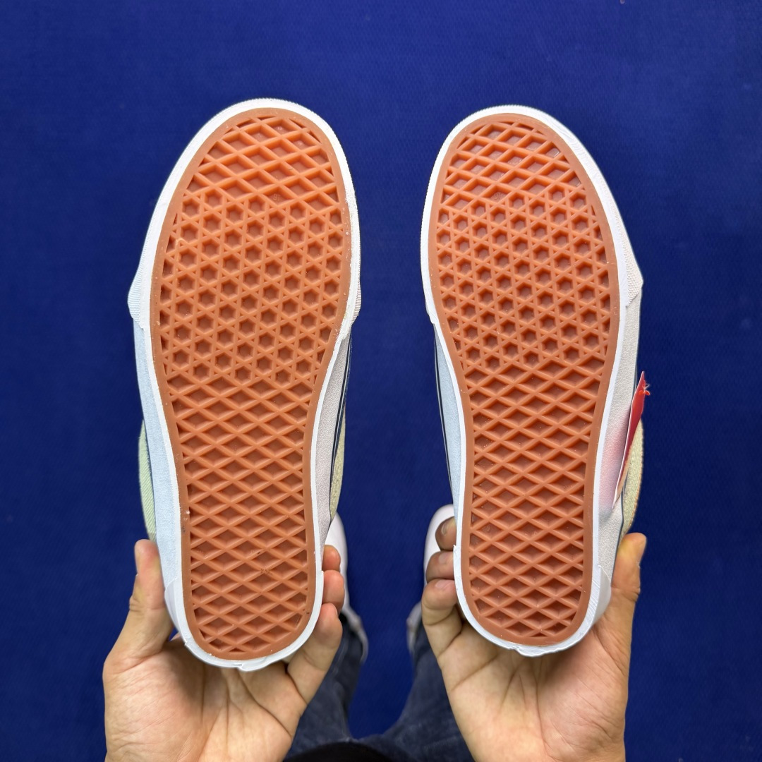 虎扑版！Vans Knu-Skool 低帮 KK33纯原级别外贸订单！万斯经典 硫化翻毛皮板鞋 粗宽立体