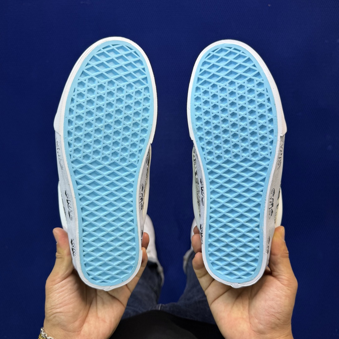 虎扑版！Vans Knu-Skool 低帮 KK53纯原级别外贸订单！万斯经典 硫化翻毛皮板鞋 粗宽立体