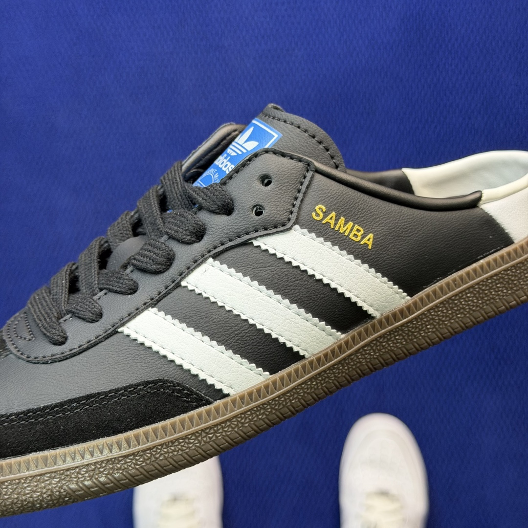 桑巴德训拖鞋一脚蹬 出货！adidas originals Samba OG MULE 包头拖鞋货号：L