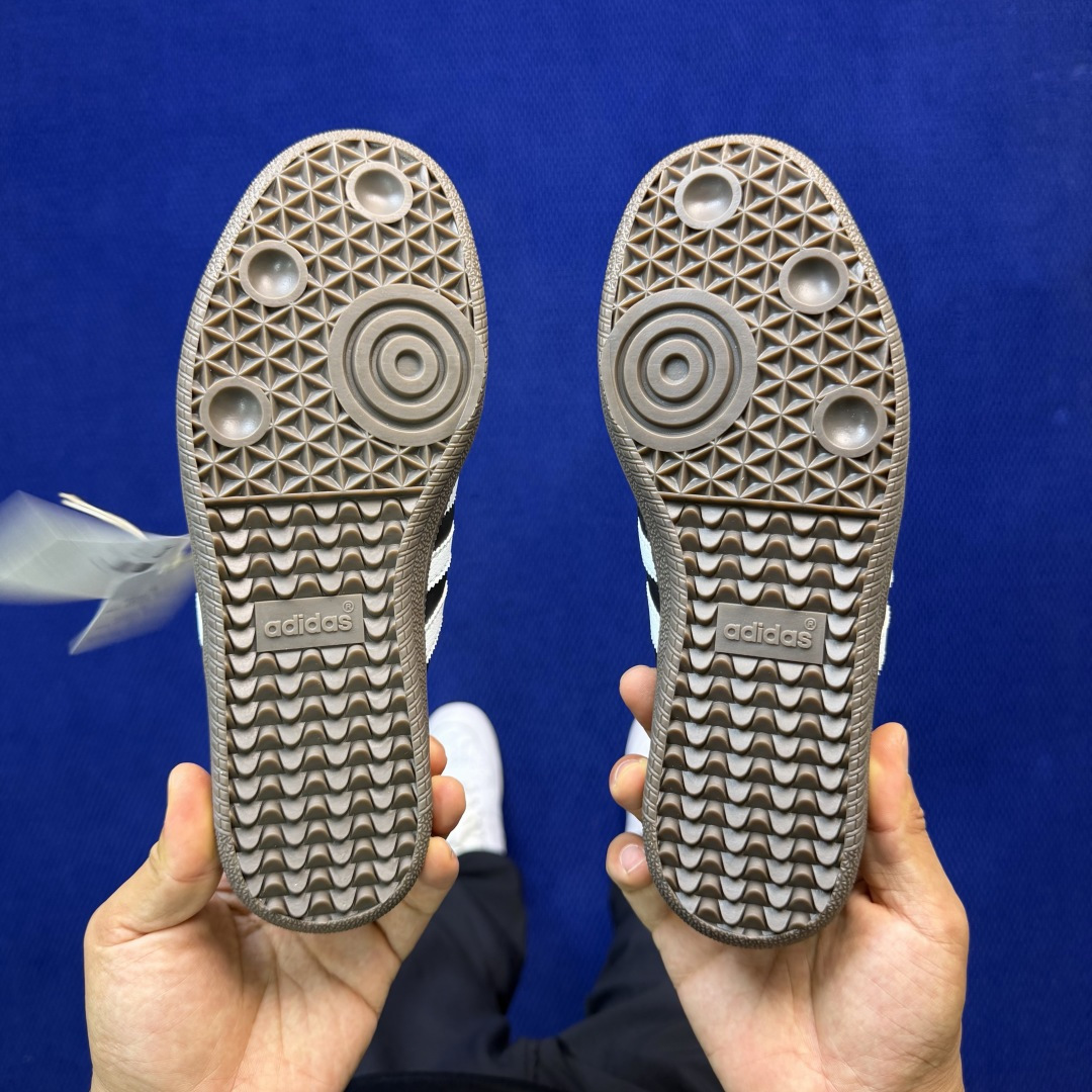 桑巴德训拖鞋一脚蹬 出货！adidas originals Samba OG MULE 包头拖鞋货号：L