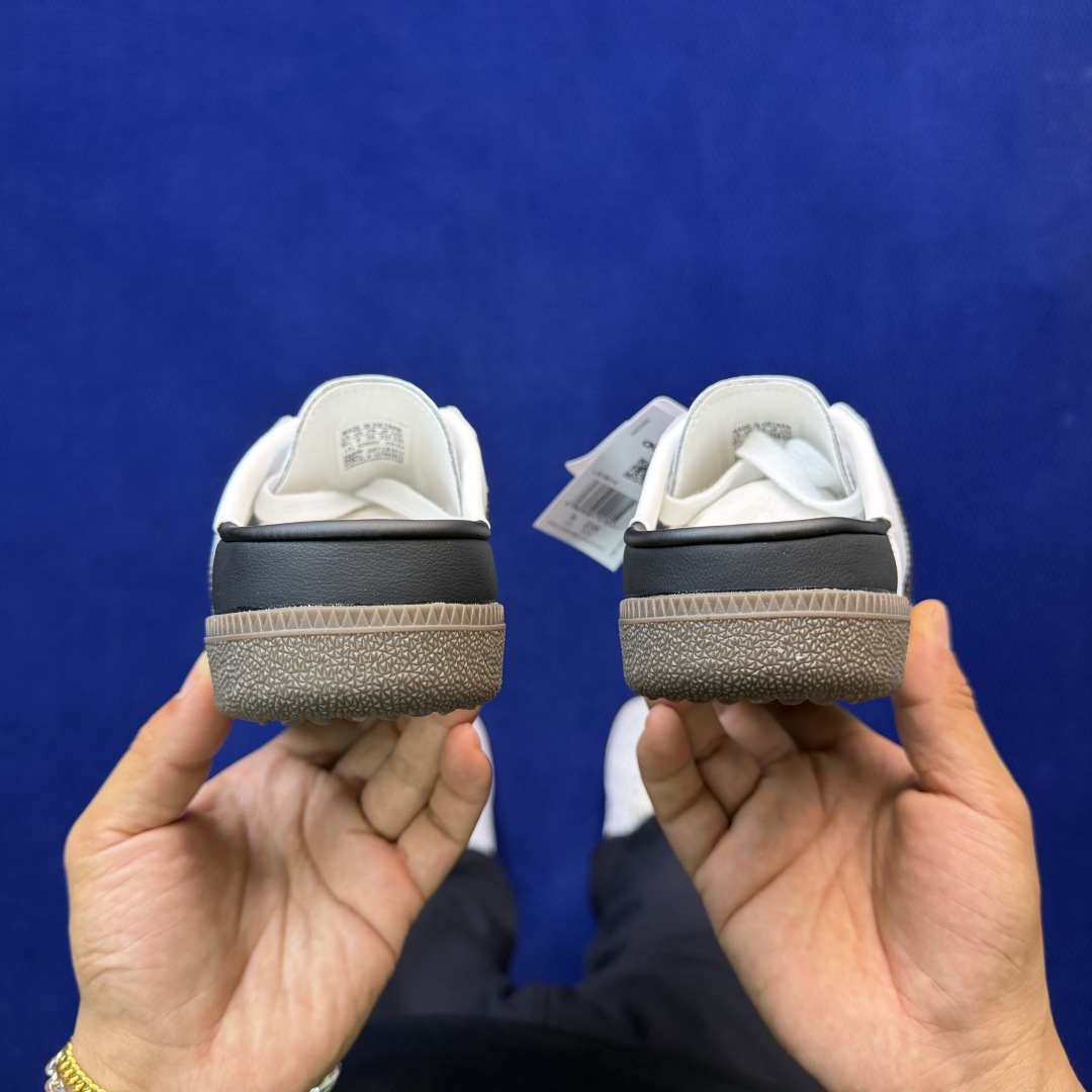 桑巴德训拖鞋一脚蹬 出货！adidas originals Samba OG MULE 包头拖鞋货号：L
