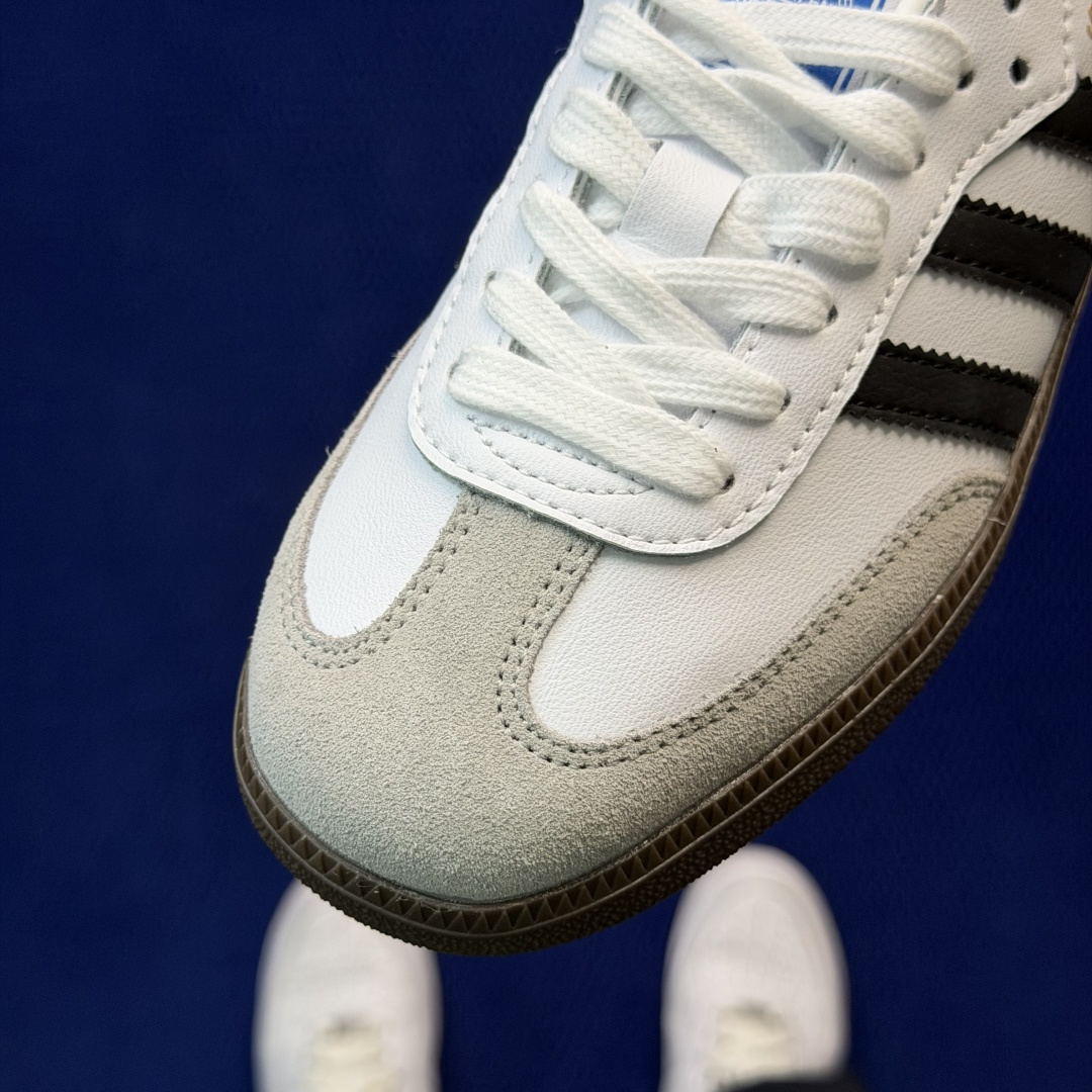 桑巴德训拖鞋一脚蹬 出货！adidas originals Samba OG MULE 包头拖鞋货号：L
