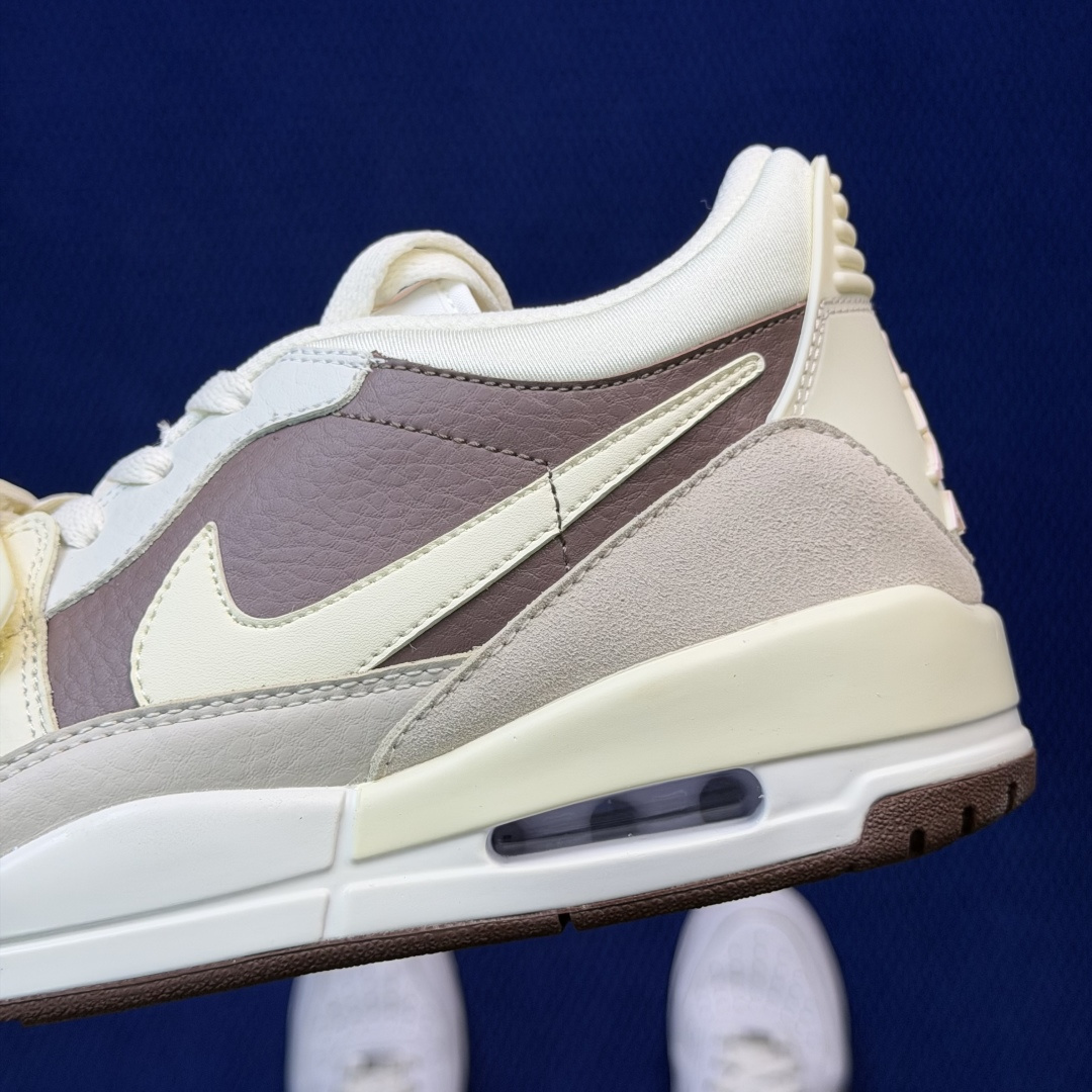 aj312系列 第105色！低帮 米白棕货号:IV3217-211 尺码:36-46带半码