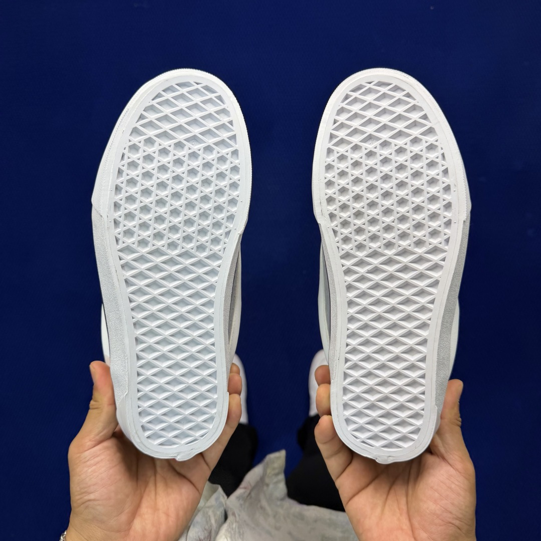 虎扑版！Vans Knu-Skool 低帮 KK28纯原级别外贸订单！万斯经典 硫化翻毛皮板鞋 粗宽立体