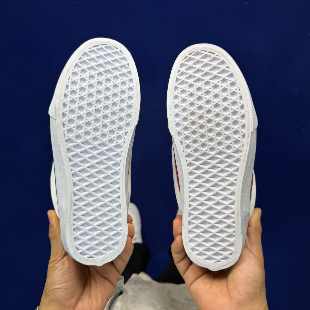 虎扑版！Vans Knu-Skool 低帮 KK20纯原级别外贸订单！万斯经典 硫化翻毛皮板鞋 粗宽立体